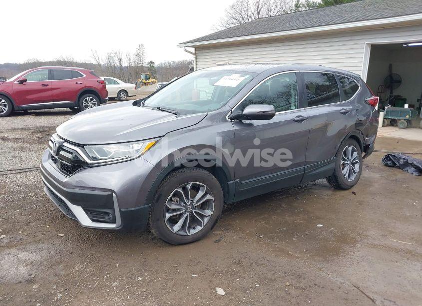 Photo 2 of 2022 Honda Cr-v AWD EX-L (VIN 7FARW2H89NE049187)