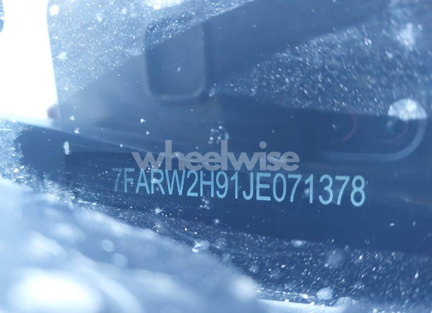 Photo 17 of 2018 Honda Cr-v TOURING (VIN 7FARW2H91JE071378)