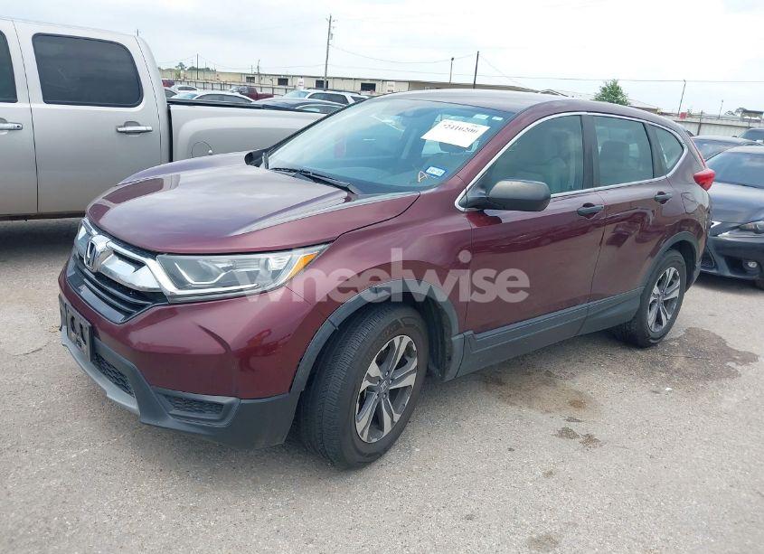 Photo 2 of 2017 Honda Cr-v LX (VIN 7FARW5H33HE007558)