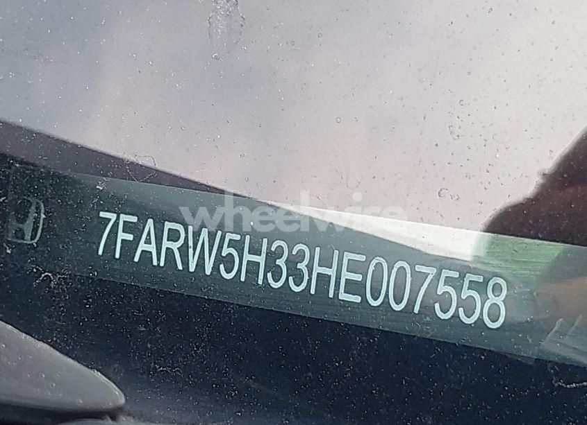 Photo 9 of 2017 Honda Cr-v LX (VIN 7FARW5H33HE007558)