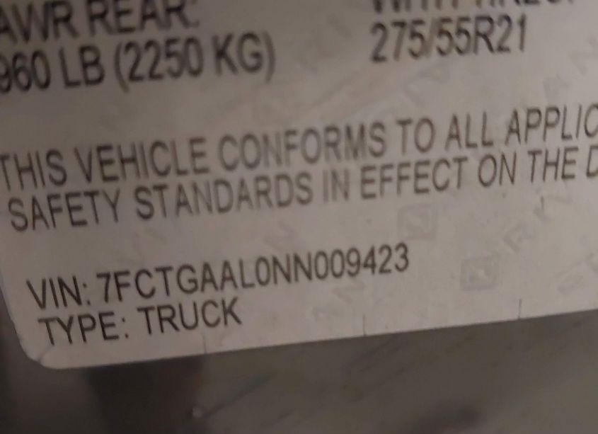 Photo 9 of 2022 Rivian R1t LAUNCH EDITION (VIN 7FCTGAAL0NN009423)