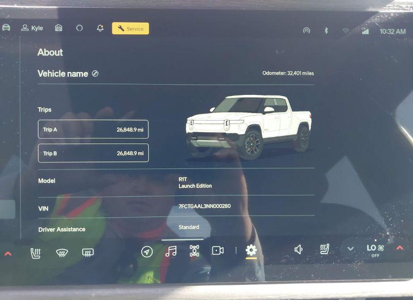 Photo 15 of 2022 Rivian R1t LAUNCH EDITION (VIN 7FCTGAAL3NN000280)