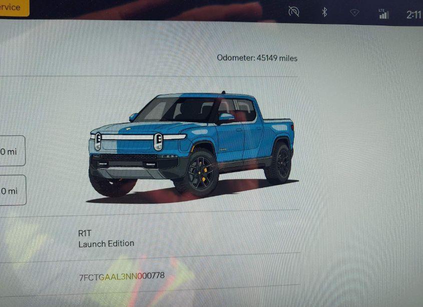 Photo 16 of 2022 Rivian R1t LAUNCH EDITION (VIN 7FCTGAAL3NN000778)
