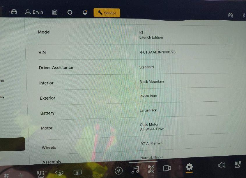 Photo 19 of 2022 Rivian R1t LAUNCH EDITION (VIN 7FCTGAAL3NN000778)
