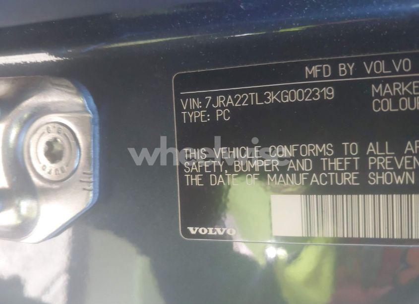 Photo 9 of 2019 Volvo S60 T6 INSCRIPTION (VIN 7JRA22TL3KG002319)