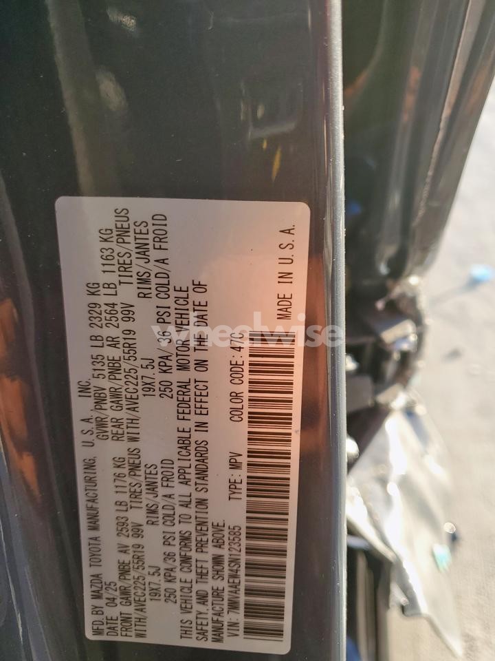 Photo 12 of 2025 MAZDA CX-50 PREMIUM PLUS (VIN 7MMVAAEW4SN123585)