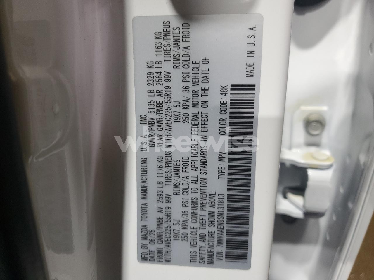 Photo 13 of 2025 MAZDA CX-50 PREMIUM PLUS (VIN 7MMVAAEW9SN131813)