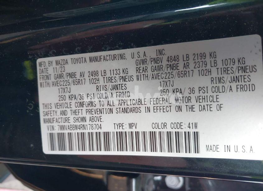 Photo 9 of 2024 Mazda Cx-50 2.5 S PREFERRED (VIN 7MMVABBM4RN178704)