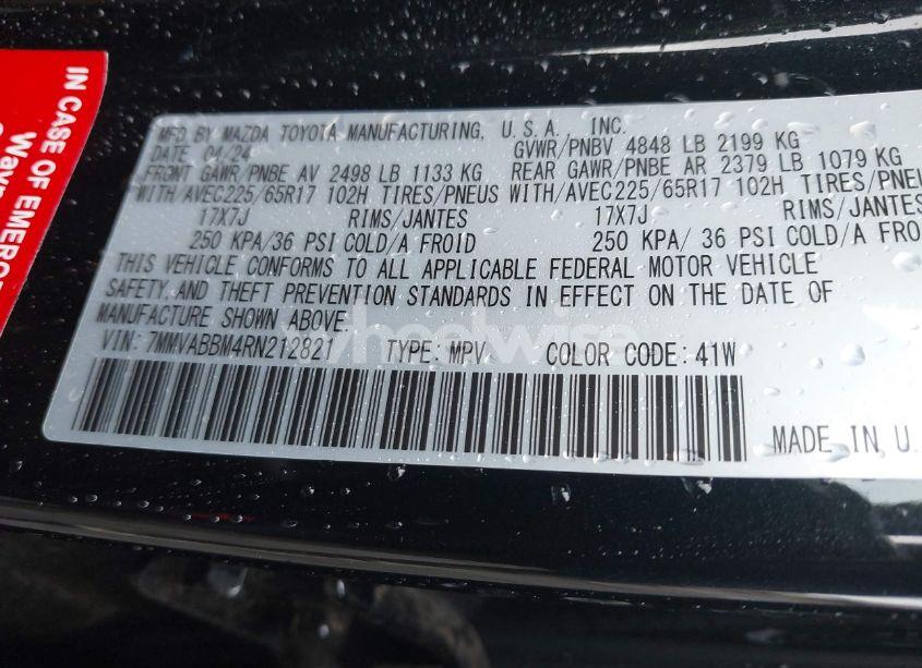 Photo 9 of 2024 Mazda Cx-50 2.5 S PREFERRED (VIN 7MMVABBM4RN212821)