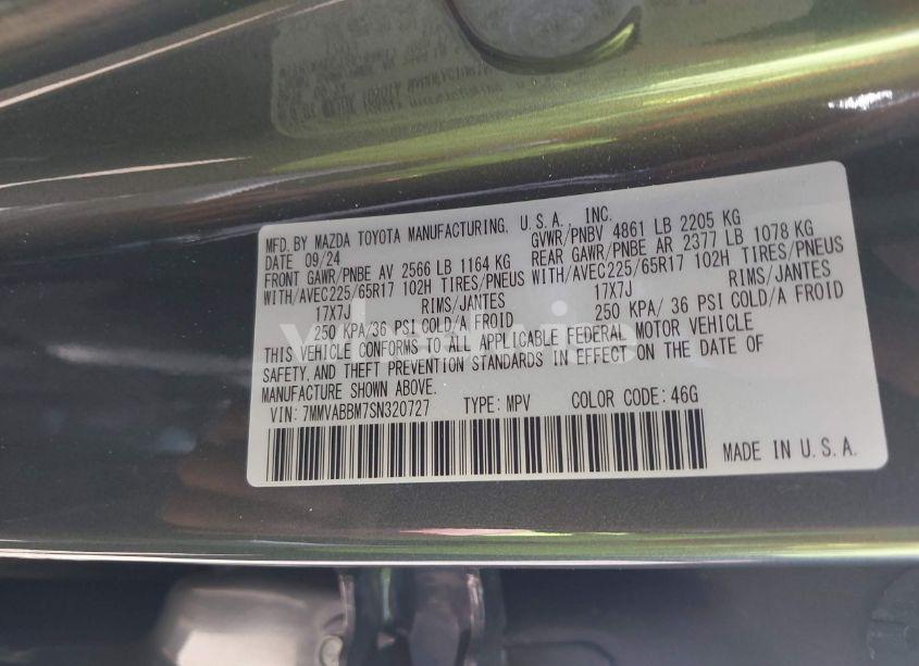 Photo 9 of 2025 Mazda Cx-50 2.5 S PREFERRED PACKAGE (VIN 7MMVABBM7SN320727)