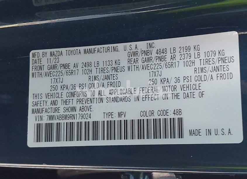 Photo 9 of 2024 Mazda Cx-50 2.5 S PREFERRED (VIN 7MMVABBM9RN179024)