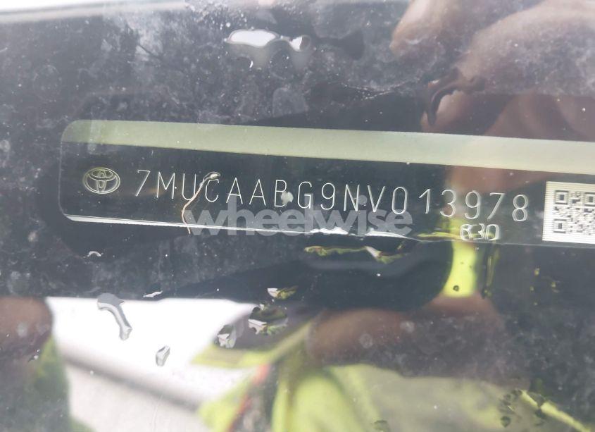 Photo 17 of 2022 Toyota Corolla CROSS LE (VIN 7MUCAABG9NV013978)