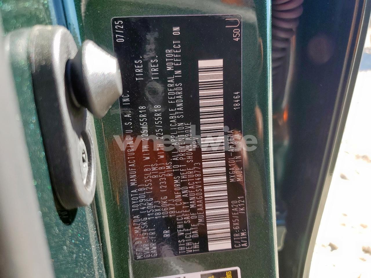 Photo 14 of 2025 TOYOTA COROLLA CROSS XLE (VIN 7MUEAAAG0SV148773)