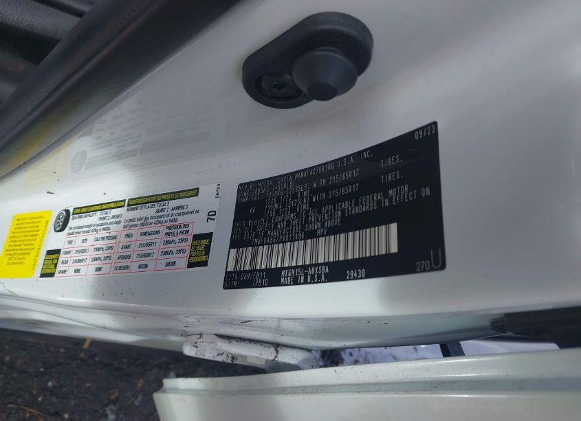 Photo 9 of 2023 Toyota Corolla CROSS HYBRID SE (VIN 7MUFBABG7PV011496)