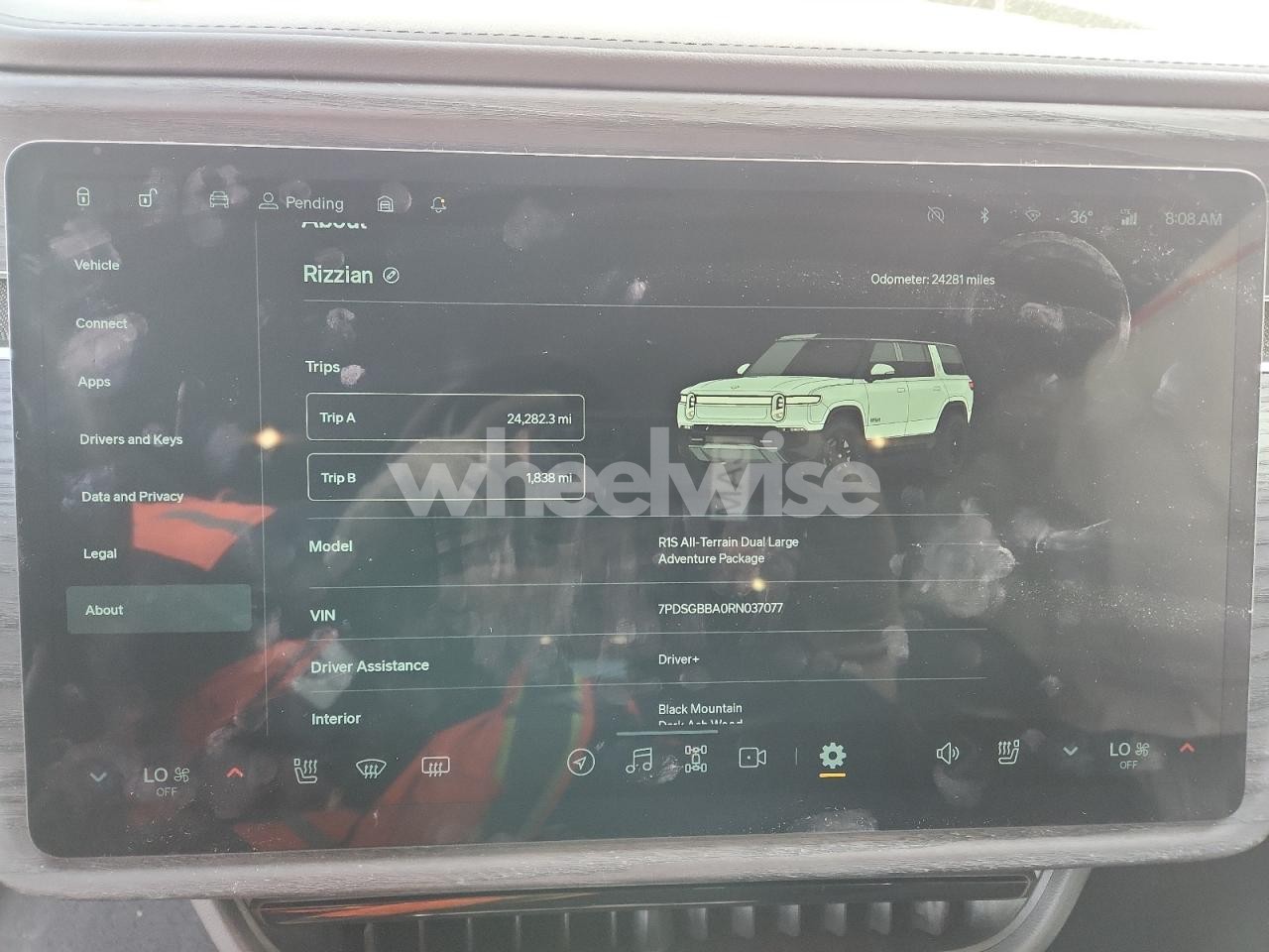 Photo 9 of 2024 RIVIAN R1S ADVENTURE (VIN 7PDSGBBA0RN037077)