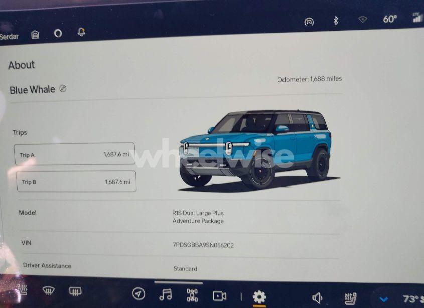 Photo 7 of 2025 Rivian R1s ADVENTURE DUAL MOTOR LARGE PACK/ADVENTURE DUAL MOTOR MAX PACK (VIN 7PDSGBBA9SN056202)