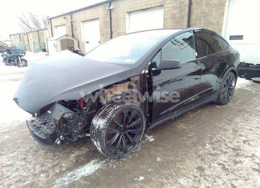 Photo 2 of 2024 Tesla Model X LONG RANGE (VIN 7SAXCAE51RF457496)
