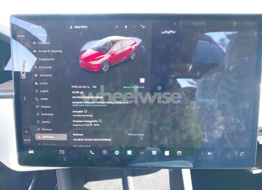 Photo 7 of 2024 Tesla Model X LONG RANGE (VIN 7SAXCBE53RF432685)