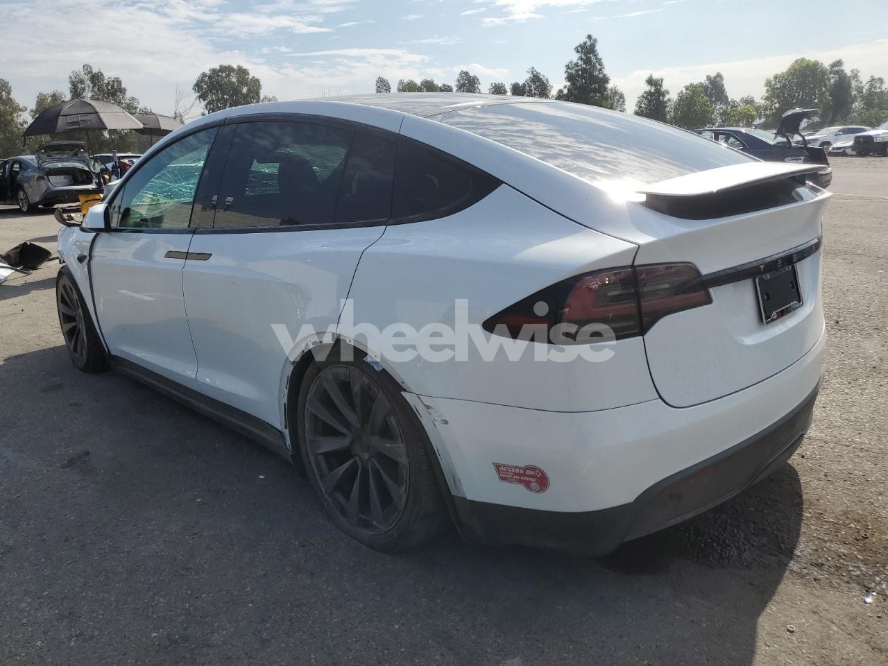 Photo 2 of 2023 TESLA MODEL X (VIN 7SAXCBE54PF403581)