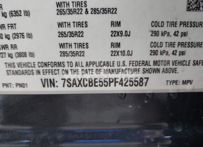 Photo 9 of 2023 Tesla Model X DUAL MOTOR ALL-WHEEL DRIVE/STANDARD RANGE (VIN 7SAXCBE55PF425587)