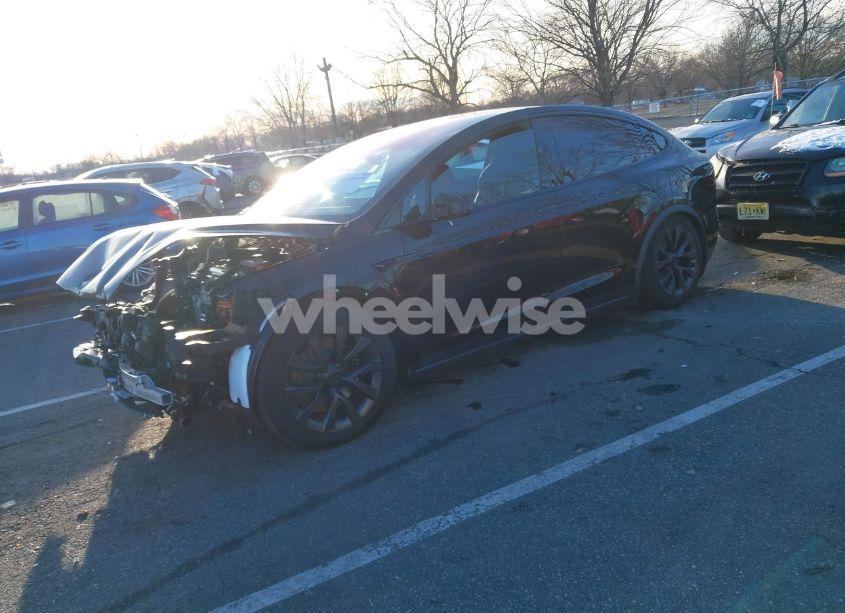 Photo 2 of 2024 Tesla Model X LONG RANGE (VIN 7SAXCBE55RF456115)