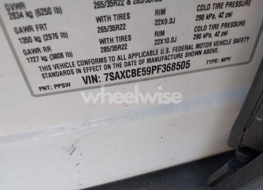 Photo 9 of 2023 Tesla Model X DUAL MOTOR ALL-WHEEL DRIVE/STANDARD RANGE (VIN 7SAXCBE59PF368505)