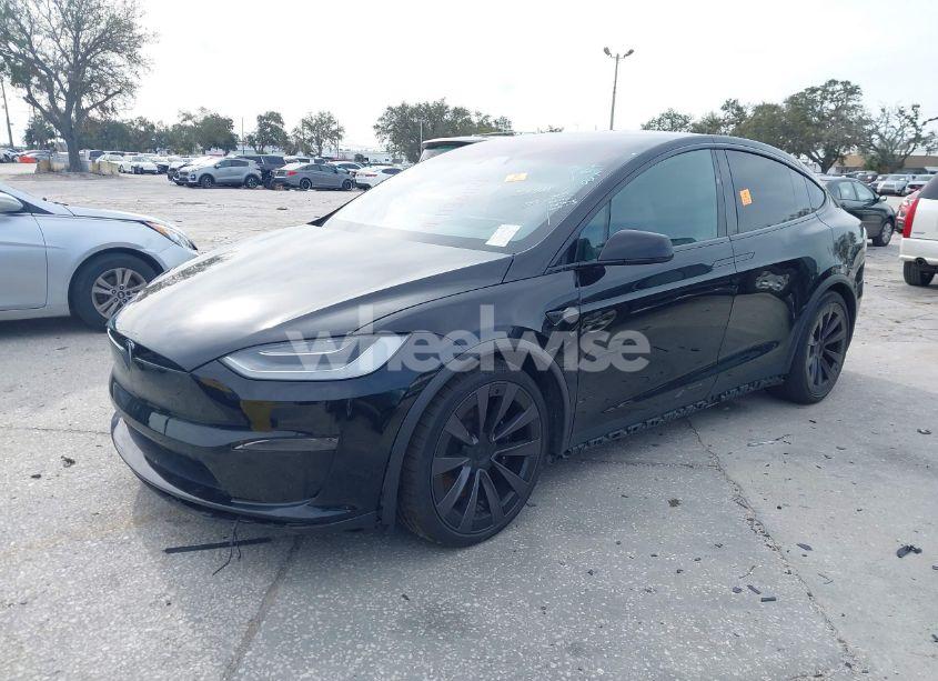 Photo 2 of 2022 Tesla Model X PLAID TRI MOTOR ALL-WHEEL DRIVE (VIN 7SAXCBE60NF331364)