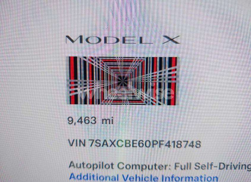 Photo 7 of 2023 Tesla Model X PLAID TRI MOTOR ALL-WHEEL DRIVE (VIN 7SAXCBE60PF418748)