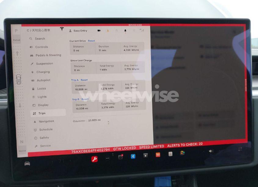 Photo 18 of 2023 Tesla Model X PLAID TRI MOTOR ALL-WHEEL DRIVE (VIN 7SAXCBE64PF402794)