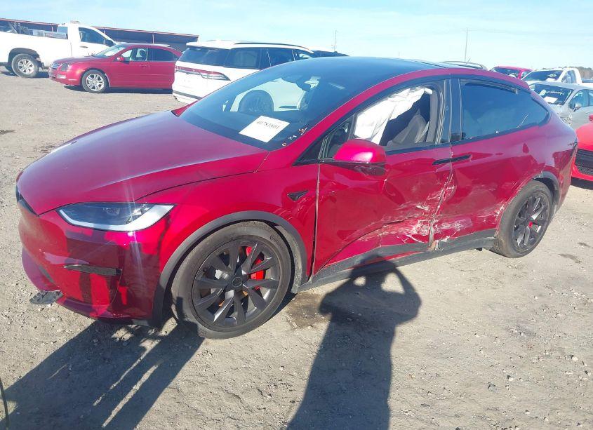 Photo 2 of 2023 Tesla Model X PLAID TRI MOTOR ALL-WHEEL DRIVE (VIN 7SAXCBE66PF425655)