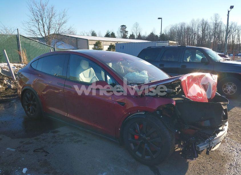 2024 Tesla Model X PLAID TRI MOTOR ALL-WHEEL DRIVE (VIN 7SAXCBE67RF439650) main photo