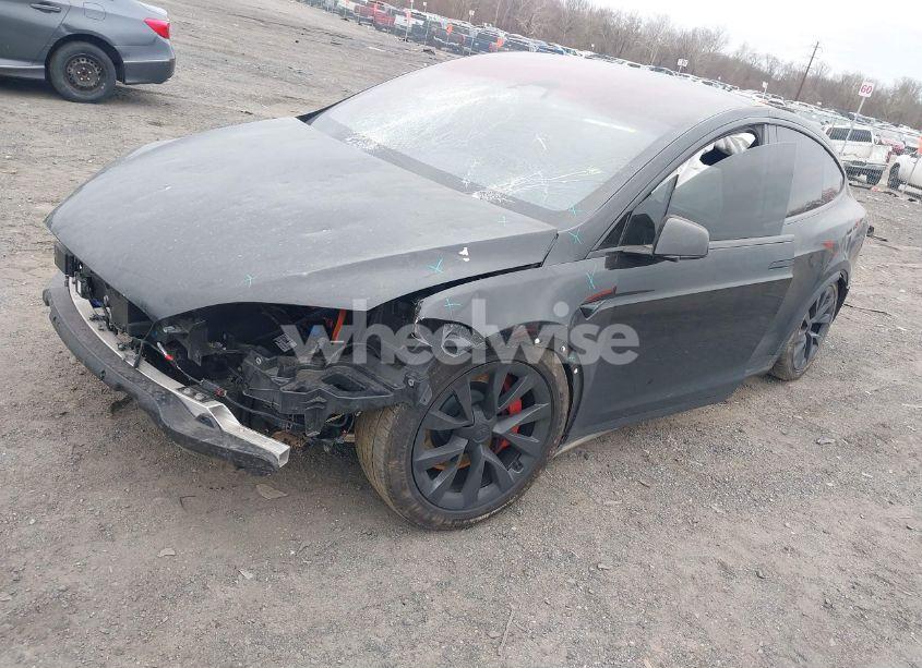 Photo 2 of 2023 Tesla Model X PLAID TRI MOTOR ALL-WHEEL DRIVE (VIN 7SAXCBE6XPF418482)