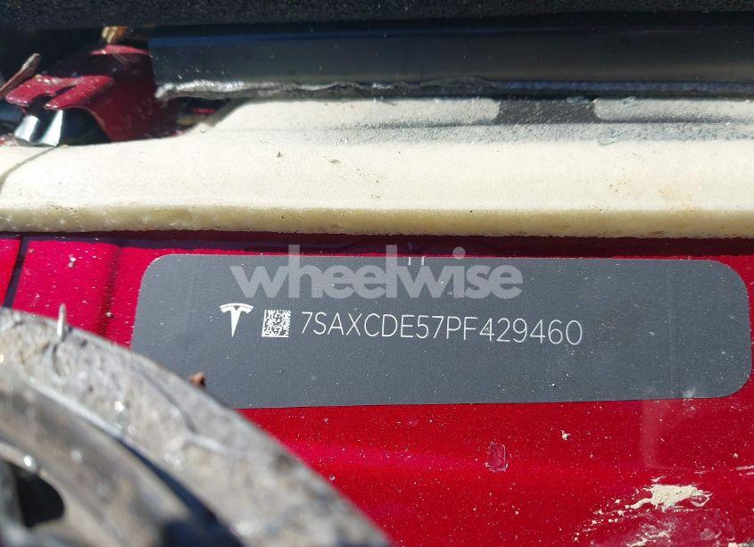 Photo 9 of 2023 Tesla Model X DUAL MOTOR ALL-WHEEL DRIVE/STANDARD RANGE (VIN 7SAXCDE57PF429460)