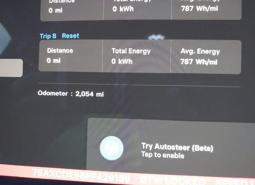 Photo 7 of 2023 Tesla Model X DUAL MOTOR ALL-WHEEL DRIVE/STANDARD RANGE (VIN 7SAXCDE58PF429189)