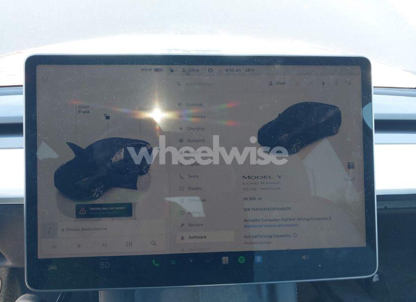Photo 7 of 2023 Tesla Model Y AWD/LONG RANGE DUAL MOTOR ALL-WHEEL DRIVE (VIN 7SAYGAEE0PF646470)