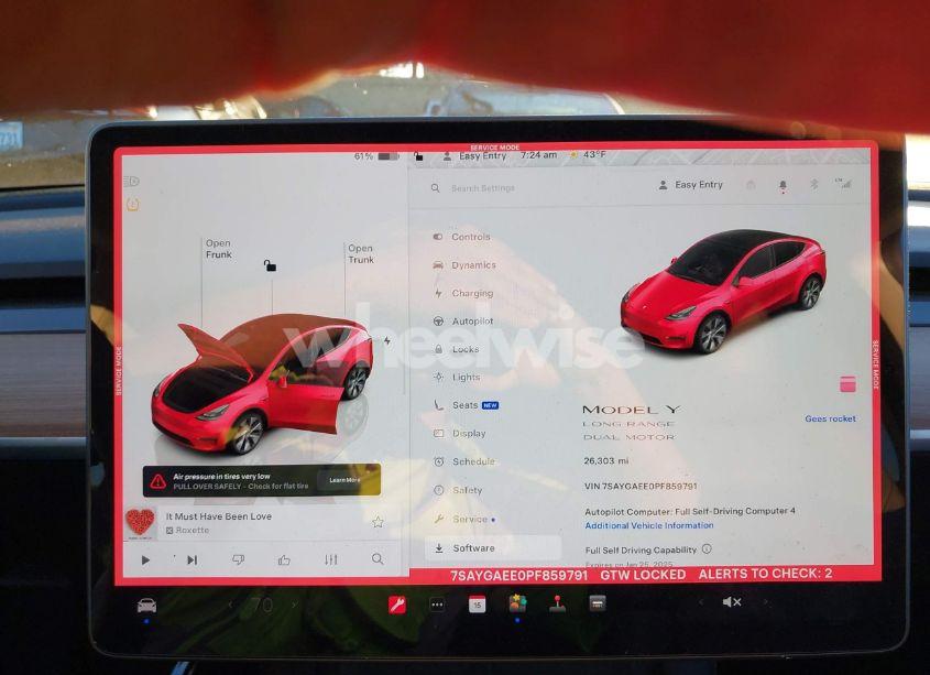 Photo 18 of 2023 Tesla Model Y AWD/LONG RANGE DUAL MOTOR ALL-WHEEL DRIVE (VIN 7SAYGAEE0PF859791)