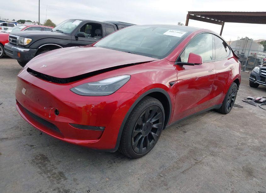 Photo 2 of 2024 Tesla Model Y LONG RANGE DUAL MOTOR ALL-WHEEL DRIVE (VIN 7SAYGAEE0RF017553)
