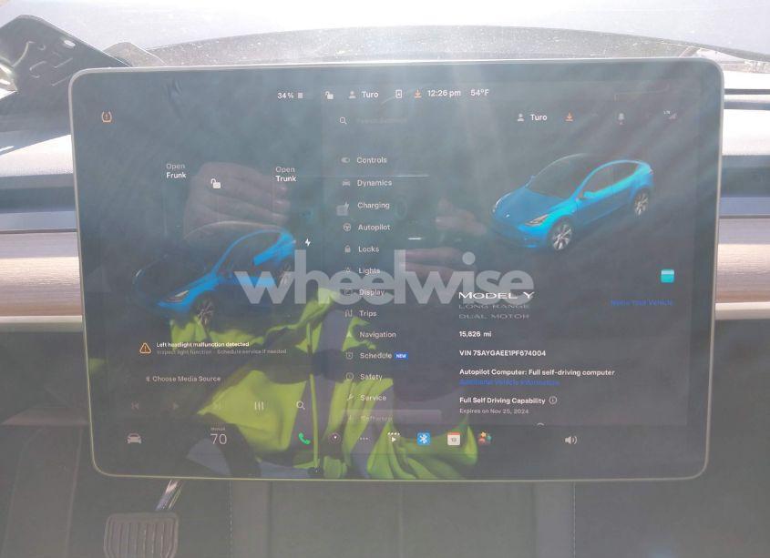 Photo 18 of 2023 Tesla Model Y AWD/LONG RANGE DUAL MOTOR ALL-WHEEL DRIVE (VIN 7SAYGAEE1PF674004)