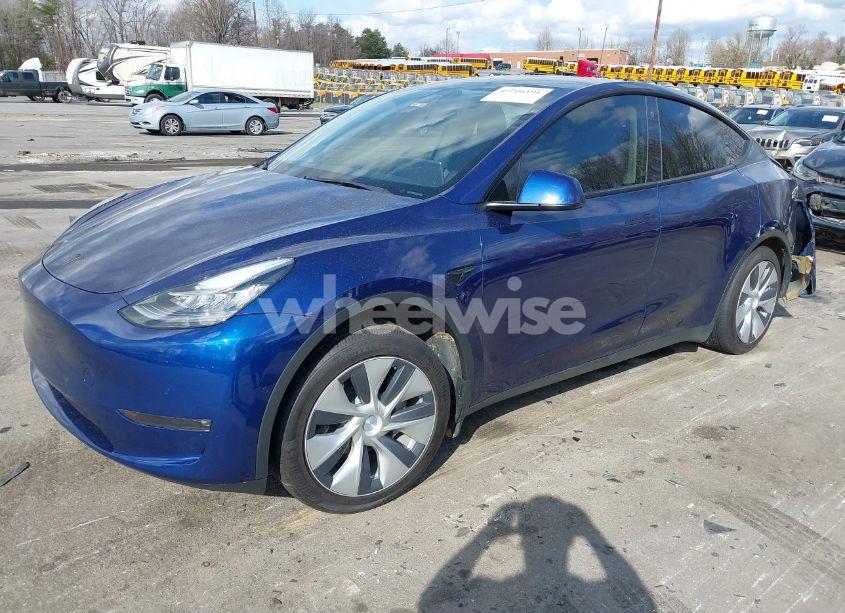 Photo 2 of 2022 Tesla Model Y LONG RANGE DUAL MOTOR ALL-WHEEL DRIVE (VIN 7SAYGAEE5NF517234)