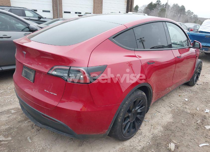 Photo 4 of 2023 Tesla Model Y AWD/LONG RANGE DUAL MOTOR ALL-WHEEL DRIVE (VIN 7SAYGAEE5PF615828)