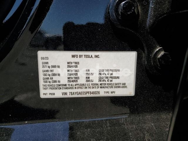Photo 7 of 2023 TESLA MODEL Y (VIN 7SAYGAEE5PF848026)