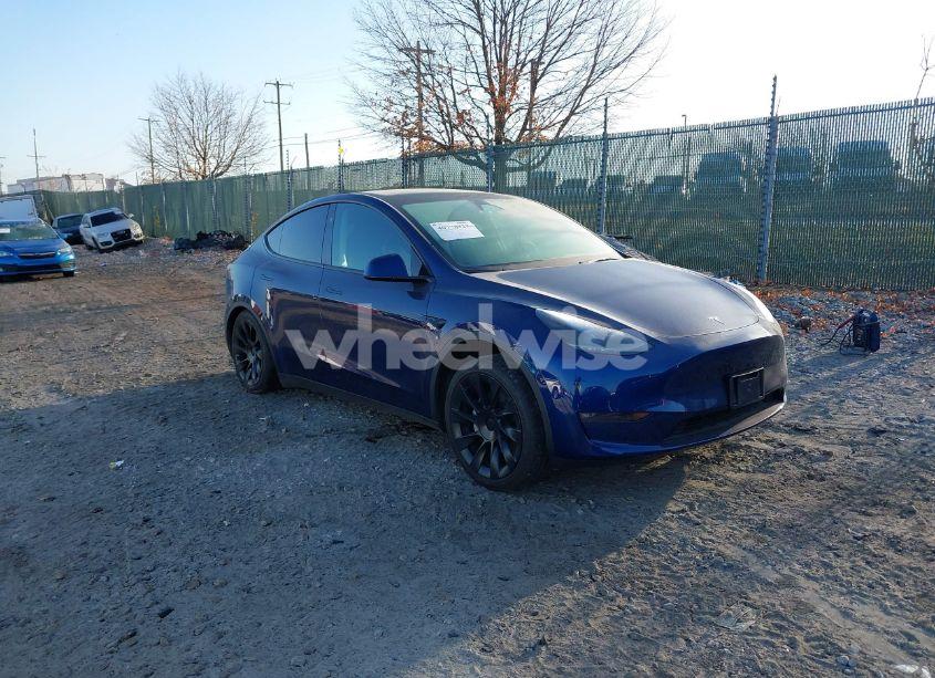 2023 Tesla Model Y AWD/LONG RANGE DUAL MOTOR ALL-WHEEL DRIVE (VIN 7SAYGAEE6PF849217) main photo
