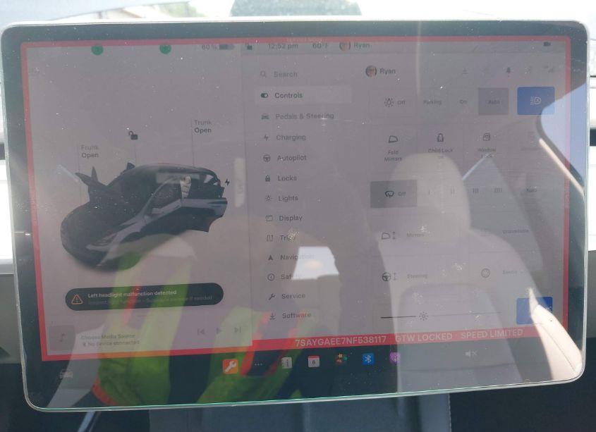 Photo 19 of 2022 Tesla Model Y LONG RANGE DUAL MOTOR ALL-WHEEL DRIVE (VIN 7SAYGAEE7NF538117)