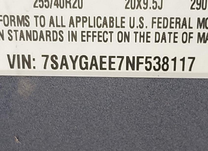 Photo 9 of 2022 Tesla Model Y LONG RANGE DUAL MOTOR ALL-WHEEL DRIVE (VIN 7SAYGAEE7NF538117)