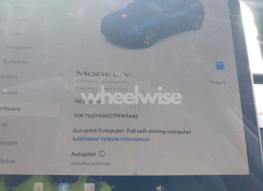 Photo 7 of 2023 Tesla Model Y (VIN 7SAYGAEE7PF611442)