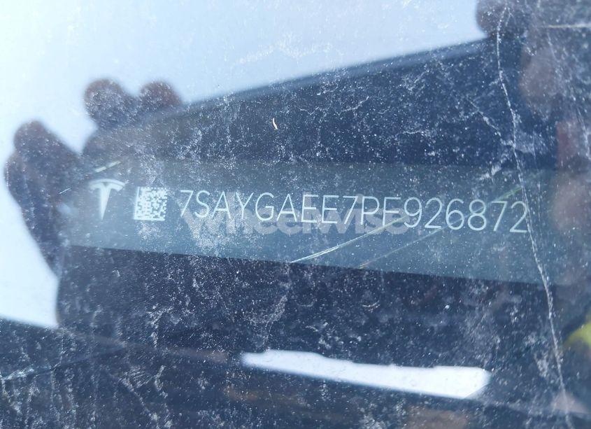 Photo 9 of 2023 Tesla Model Y AWD/LONG RANGE DUAL MOTOR ALL-WHEEL DRIVE (VIN 7SAYGAEE7PF926872)