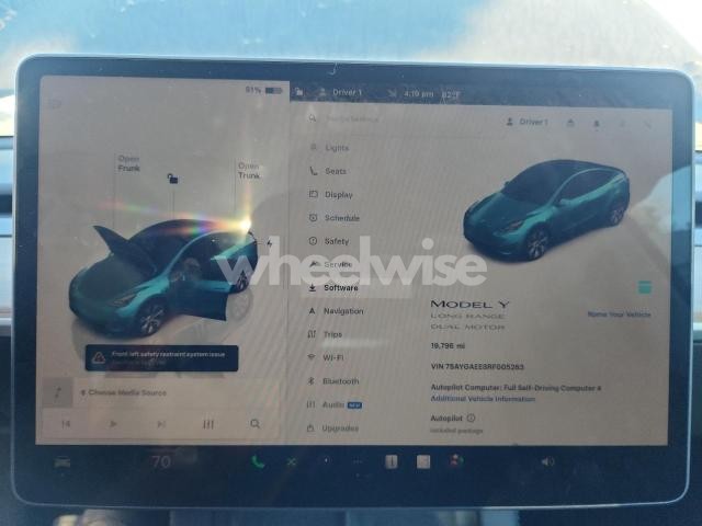 Photo 10 of 2024 TESLA MODEL Y (VIN 7SAYGAEE8RF005263)