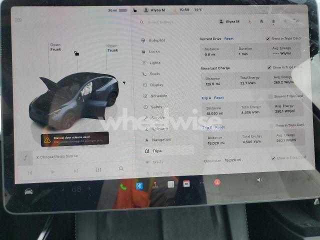 Photo 5 of 2025 TESLA MODEL Y (VIN 7SAYGAEE9SF294644)