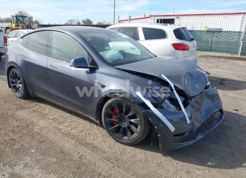 2023 Tesla Model Y AWD/LONG RANGE DUAL MOTOR ALL-WHEEL DRIVE (VIN 7SAYGAEEXPF695613) main photo