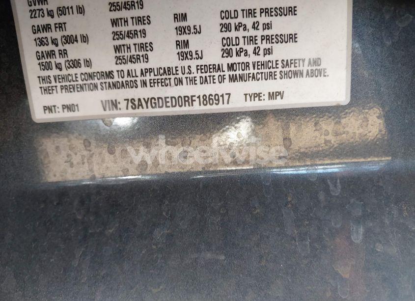 Photo 9 of 2024 Tesla Model Y LONG RANGE DUAL MOTOR ALL-WHEEL DRIVE/RWD (VIN 7SAYGDED0RF186917)